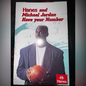Hanes Michael Jordan Card Game - Red and White